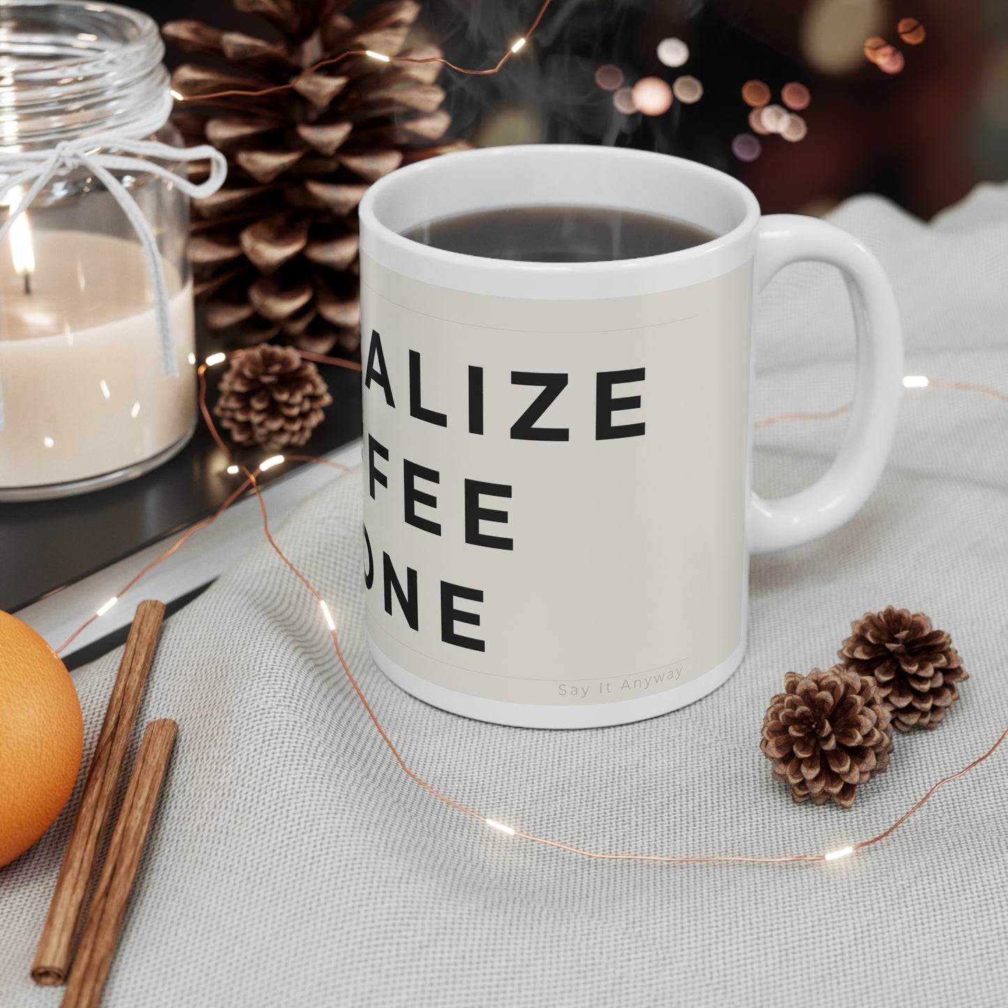 Normalize Coffee Alone Mug