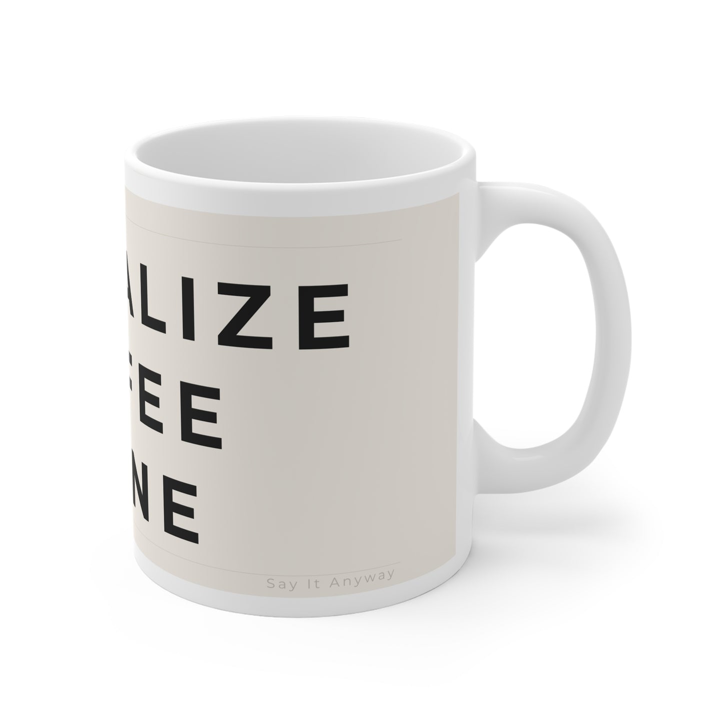 Normalize Coffee Alone Mug